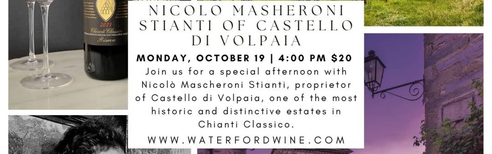 An afternoon with Nicolo Masheroni Stianti of Castello di Volpaia