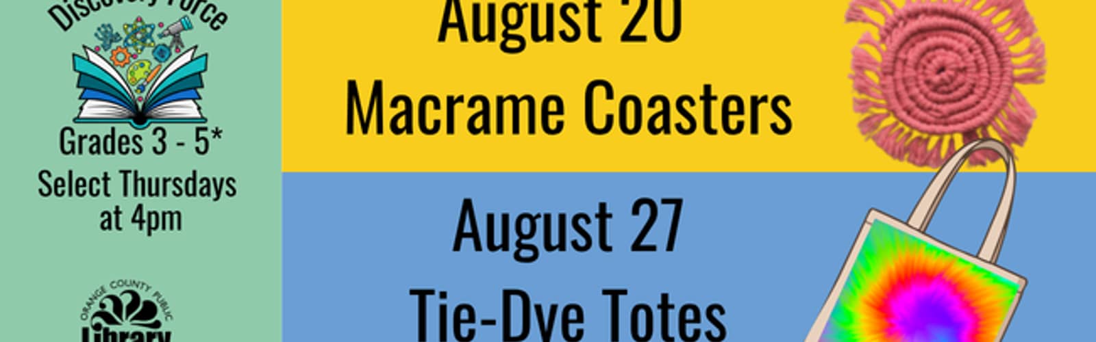 Discovery Force - Tie Dye Totes