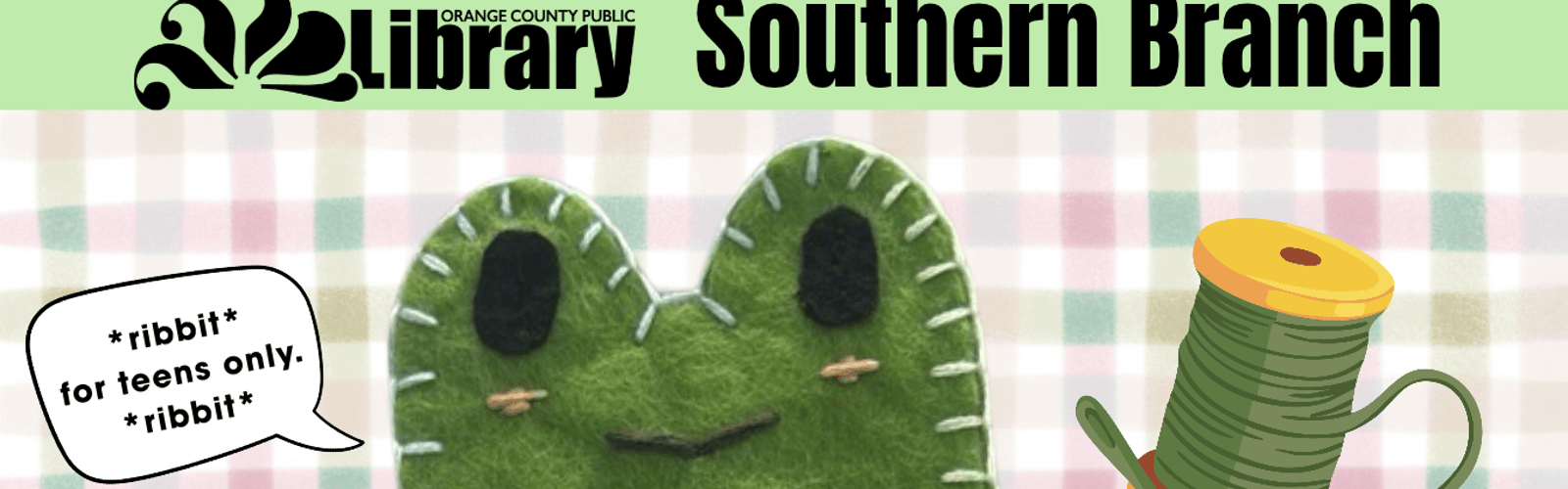 Teens: Sew a Felt Frog Bookmark