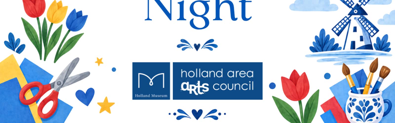 Free Second Monday: Blue & White Night