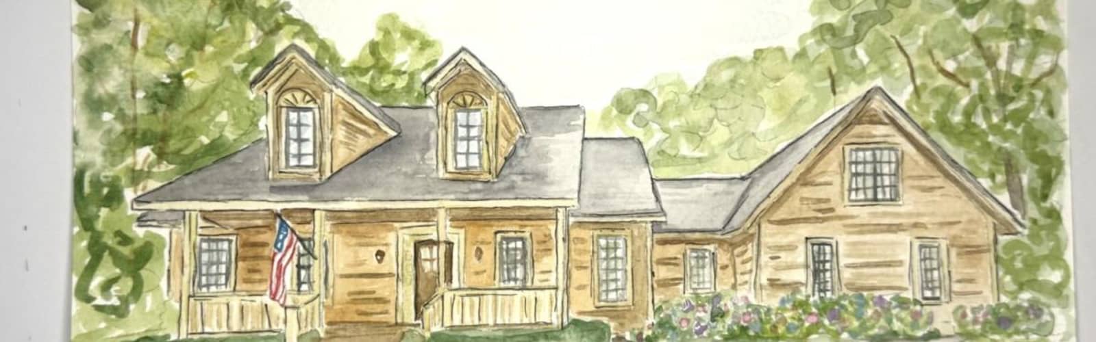 HOME PORTRAITS IN WATERCOLOR
