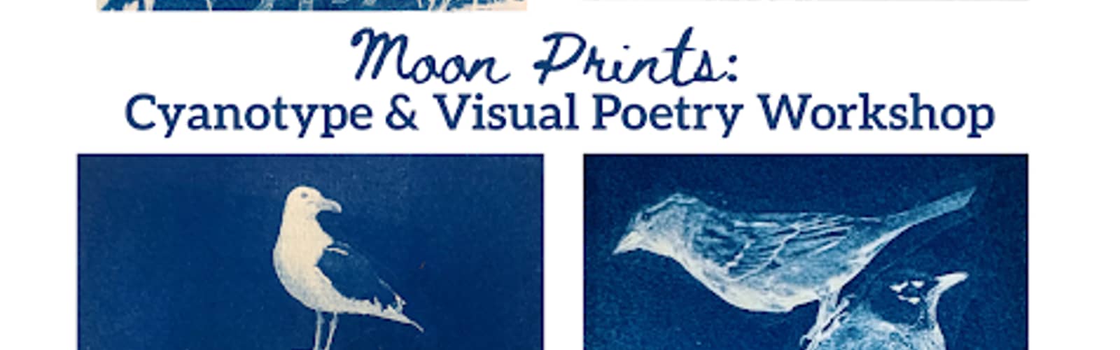 Moon Prints: Cyanotype & Visual Poetry Workshop