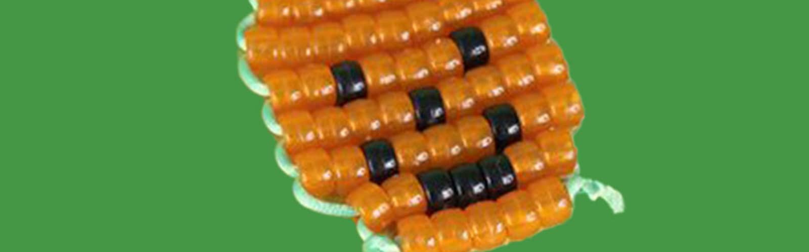 Maker's Monday: Pony Bead Jack o Lanterns
