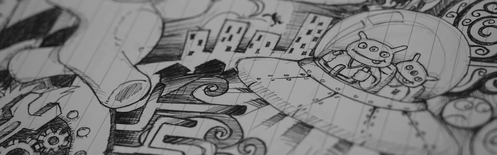 Inktober at Twin Hickory's Sketching Station