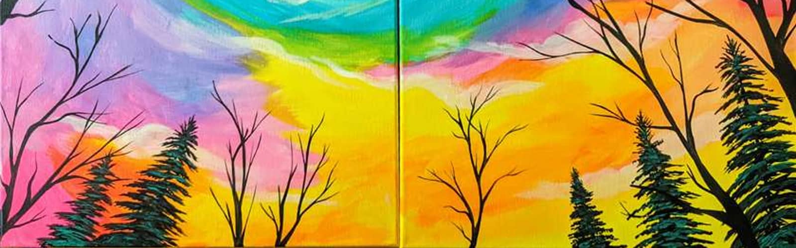 Paint and Sip: Northern Lights of Love