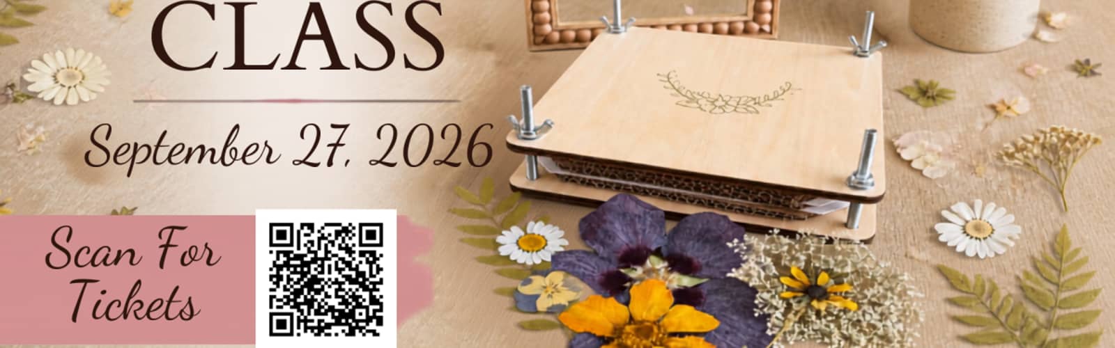 Flower Pressing Class