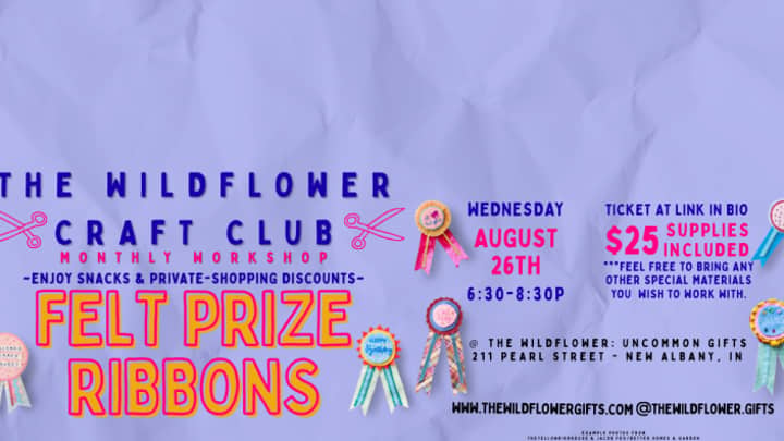 Making Felt Prize Ribbons with The Wildflower Craft Club