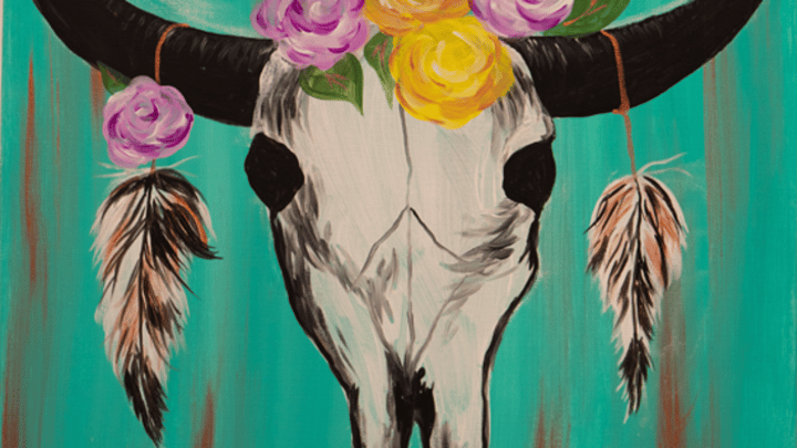 Paint and Sip: Desert Flower