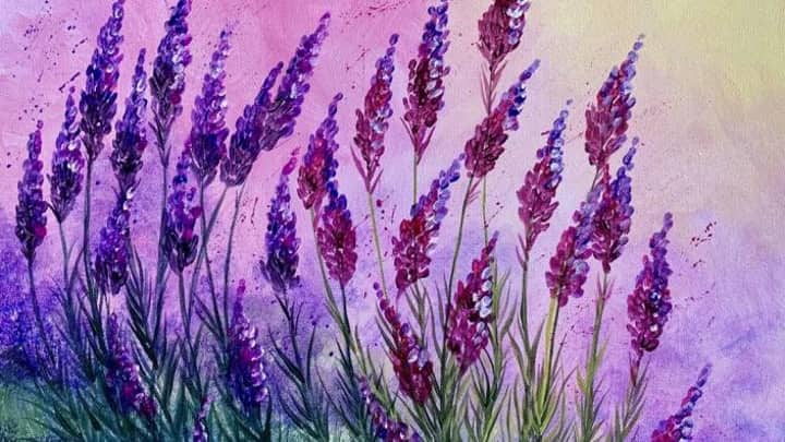 Paint and Sip: Luscious Lavender