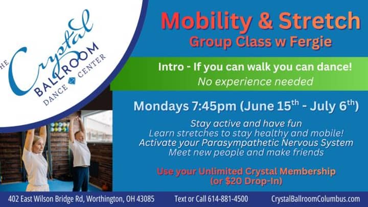 Mobility and Stretch Group Class with Fergie