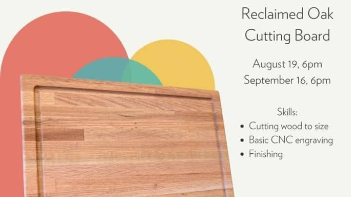 Reclaimed Oak Cutting Board