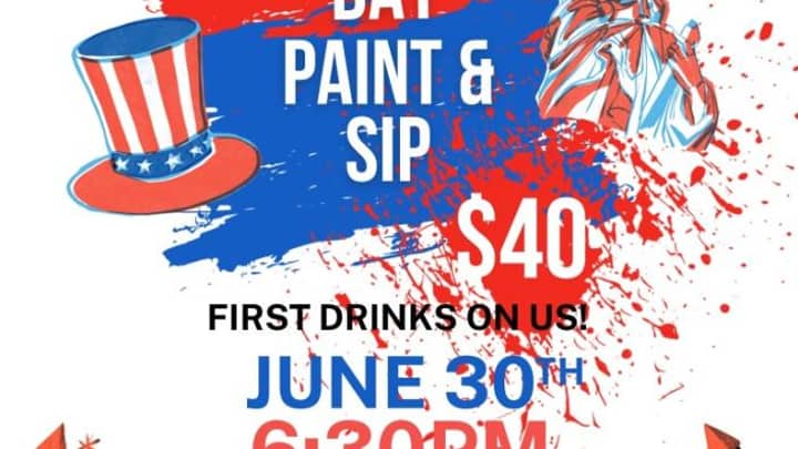 Independence Day Paint & Sip in Grove City, Ohio