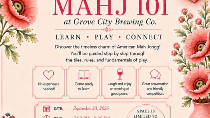 Mahj 101: Beginner Mah Jongg Class at Grove City Brewing Company