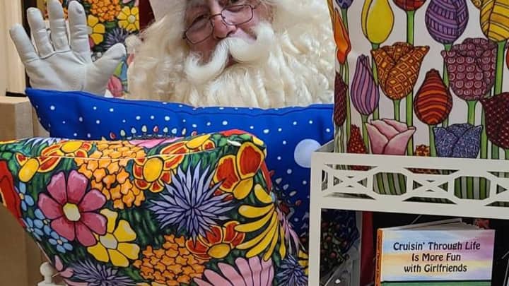 Downtown Holland Strolling Santa