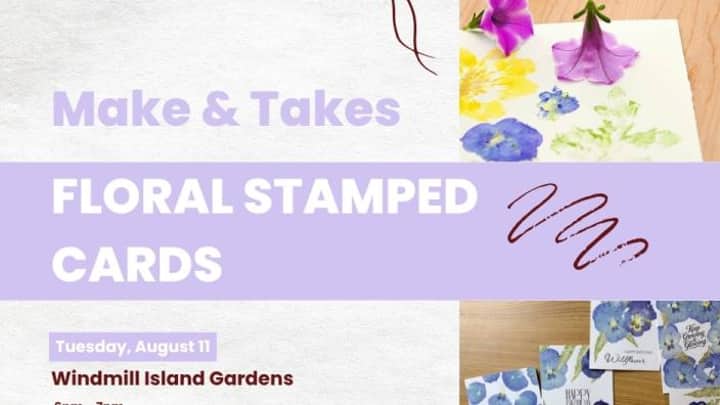 Make and Takes: Floral Stamped Cards