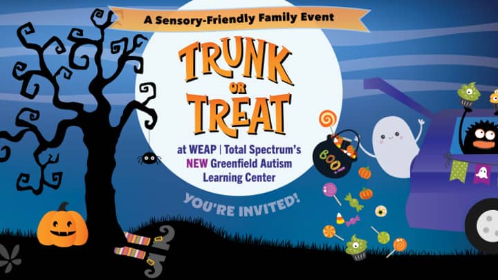 WEAP | Total Spectrum's NEW Greenfield Learning Center Sensory-Friendly Open House & Trunk-or-Treat