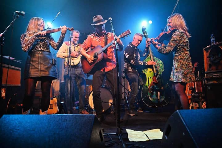 Tiger Maple String Band Under the Tent at Schenley Plaza