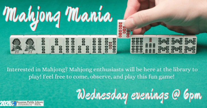 Mahjong Mania! Wednesdays