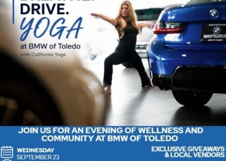 Luxe Yoga and Wellness Evening at BMW of Toledo
