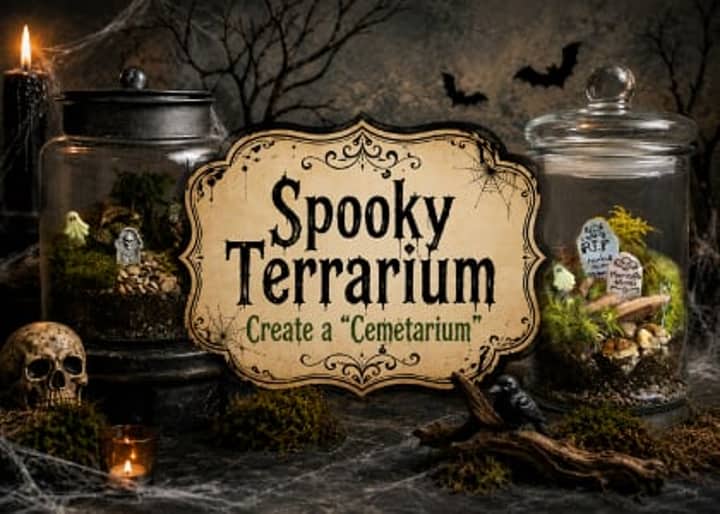 Spooky Terrarium Create a "Cemetarium"