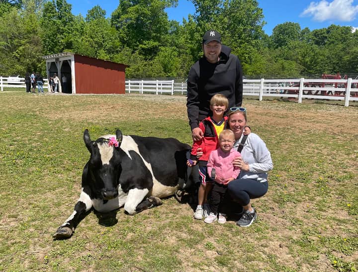 Cow Cuddling at the Gentle Barn