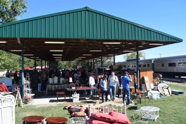 Fall Mile Long Yard Sale Excursion Train