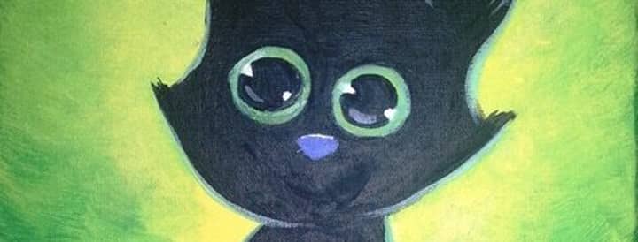 Spooky Cat Cookies & Canvas