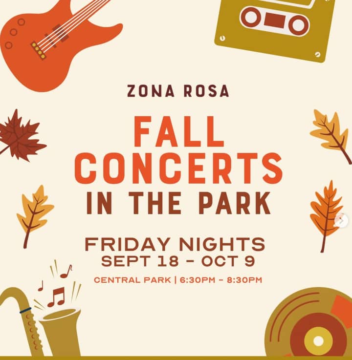 Friday Fall Concerts in the Park