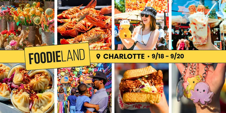 FoodieLand Food Festival - Charlotte | September 18-20, 2026