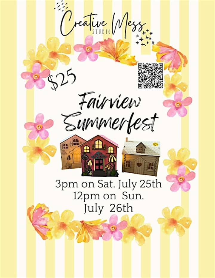 Paint a Wooden house | Fairview park Summer fest