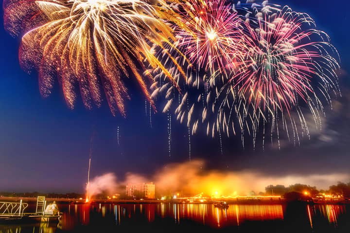 Lights over Morse Lake Festival