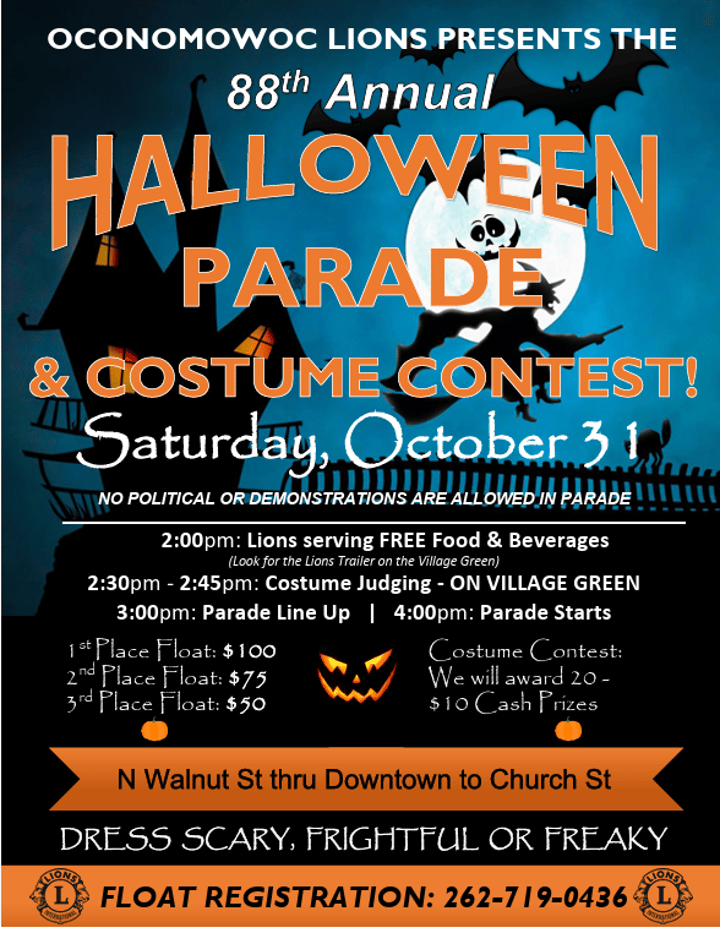 Oconomowoc Halloween Parade