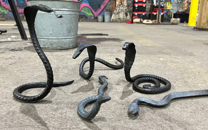 Blacksmithing Basics: Halloween Snakes