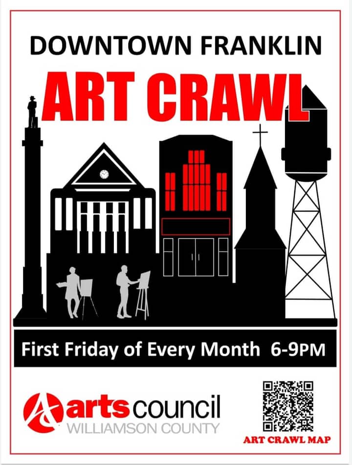 Downtown Franklin Art Crawl – Every First Friday!