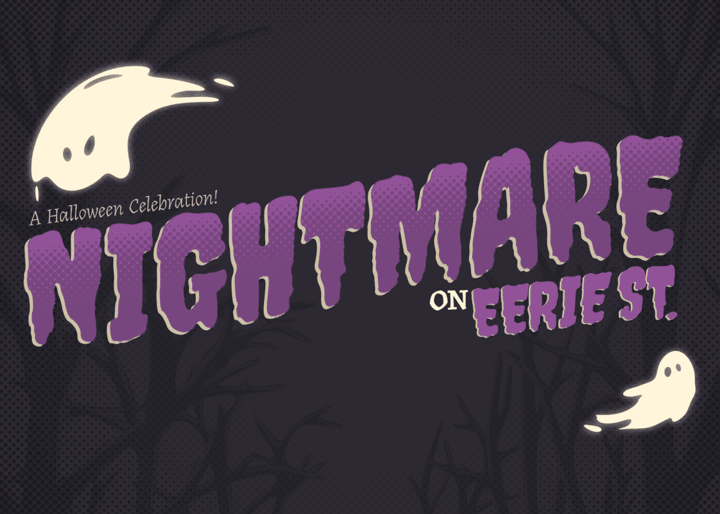 Nightmare on Eerie St.: Halloween Party and Market on all the pages?