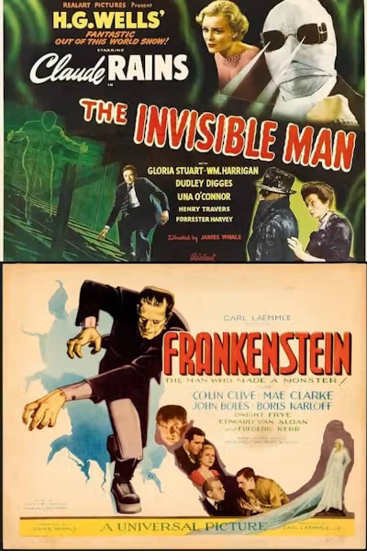 Universal Monsters: Invisible Man & Frankenstein