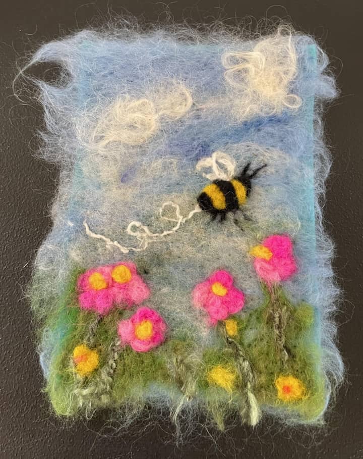 Honeybee Needle Felting