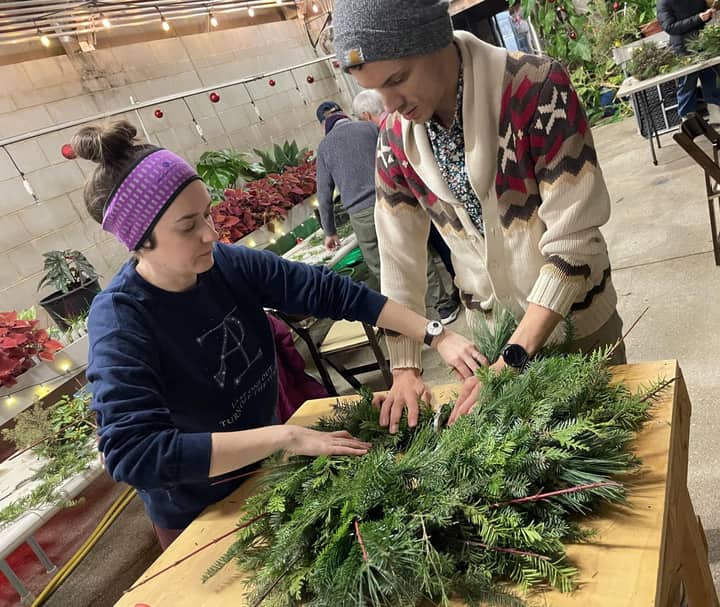 Holiday Wreath Making: Date Night Edition!