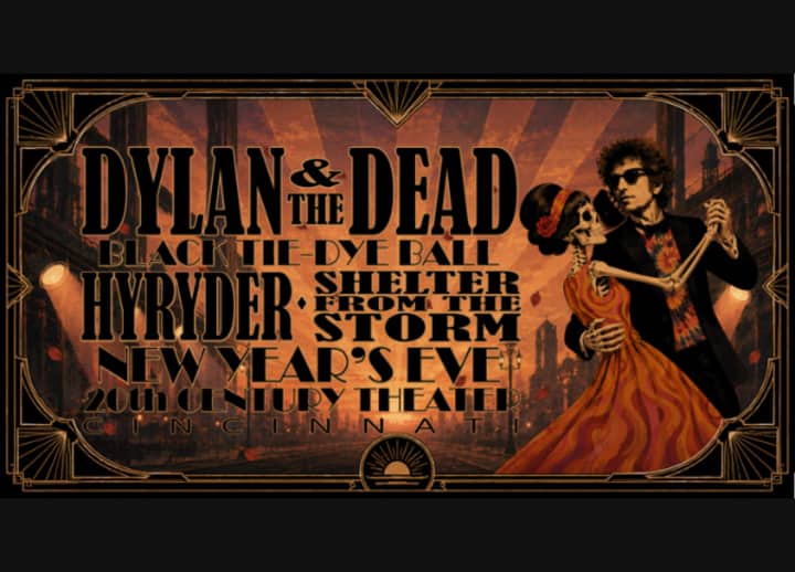 Dylan & The Dead New Year's Eve Black Tie-Dye Ball