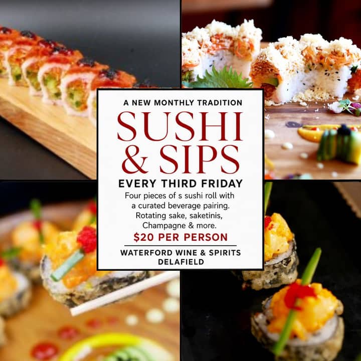 Roll with It: Sushi & Sips