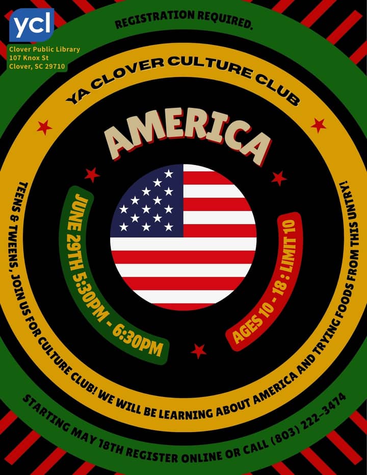 YA Clover Culture Club: America