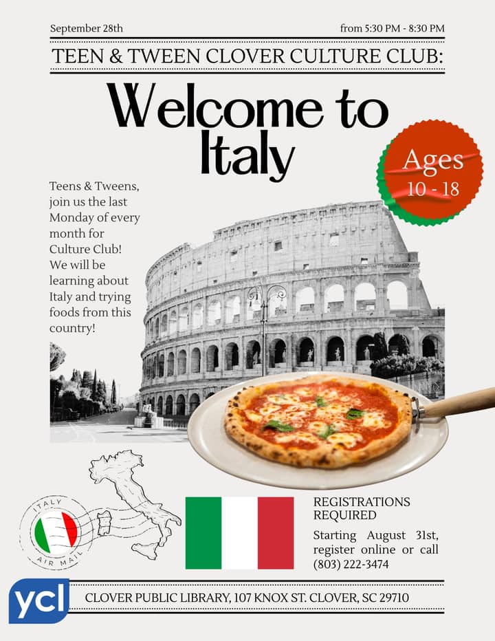 Teen & Tween Clover Culture Club: Italy