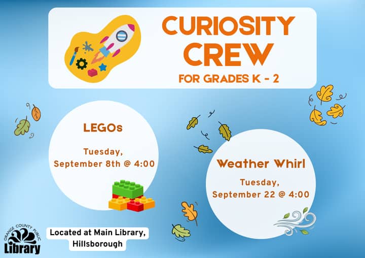 Curiosity Crew, K-2 - LEGOs