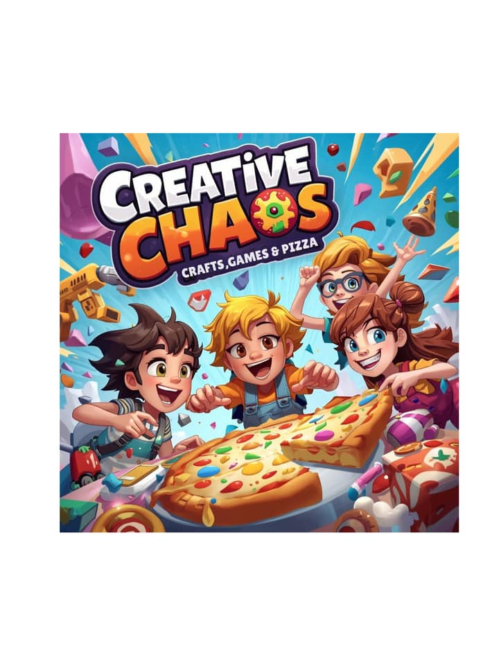 Creative Chaos: Crafts, Games & Pizza