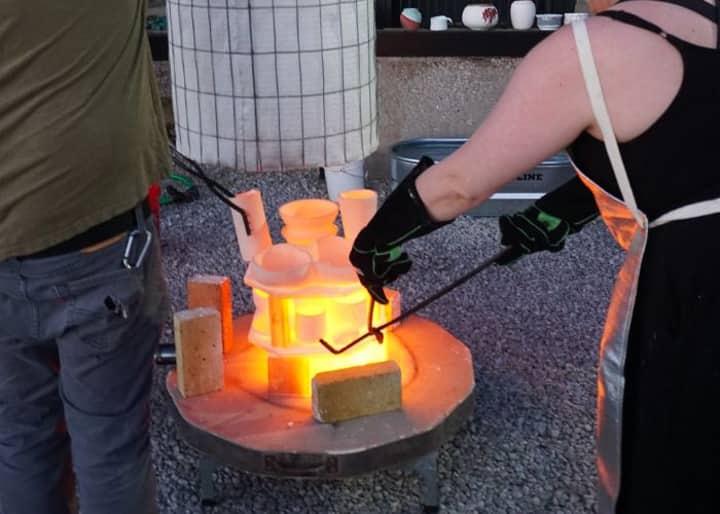 Community Raku Firing and Potluck at Belger Arts