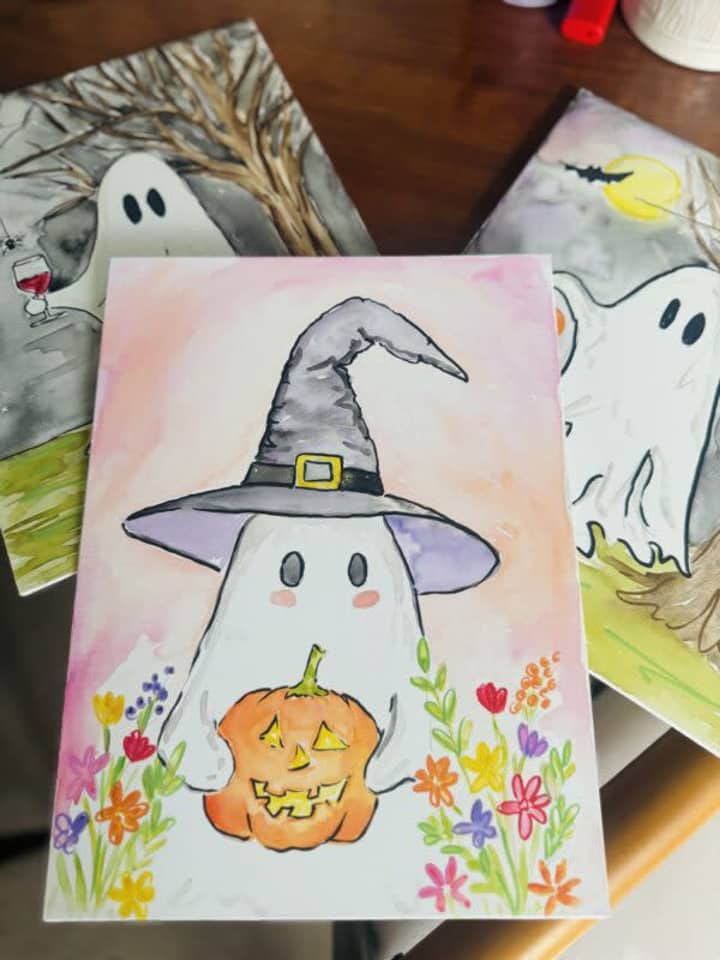 CHOOSE YOUR OWN GHOST ADVENTURE WATERCOLOR CLASS