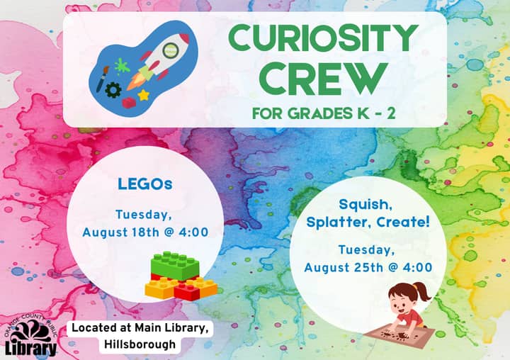 Curiosity Crew, K-2: Squish, Splatter, Create!