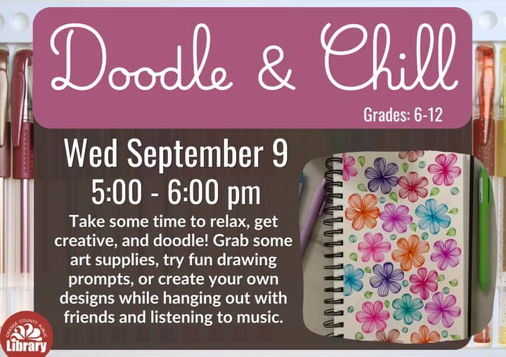 Doodle & Chill, Grades 6-12