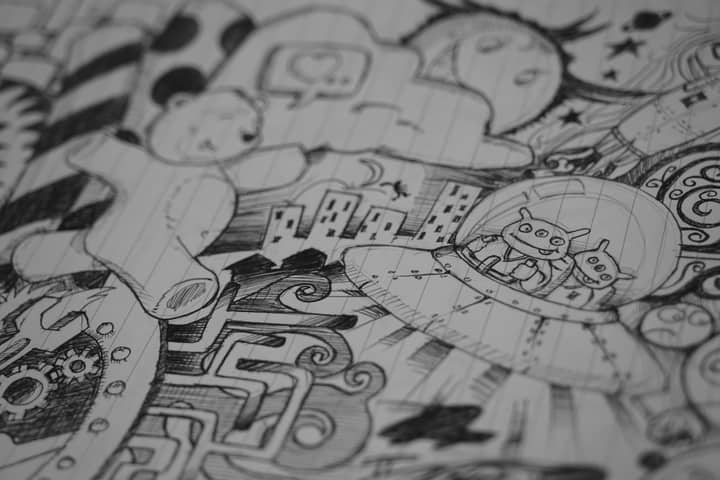 Inktober at Twin Hickory's Sketching Station