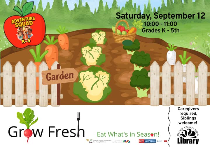 Grow Fresh! Eat What's in Season.